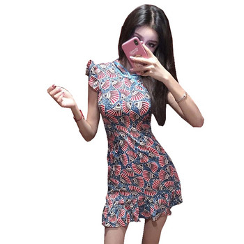 Rochie de dama scurta de actualitate - model montat