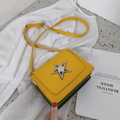 Geanta de dama moderna cu decor metalic in patru culori