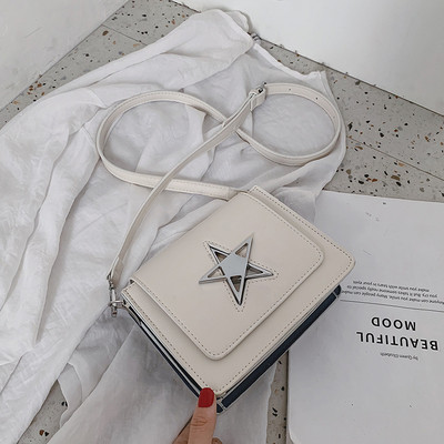 Geanta de dama moderna cu decor metalic in patru culori