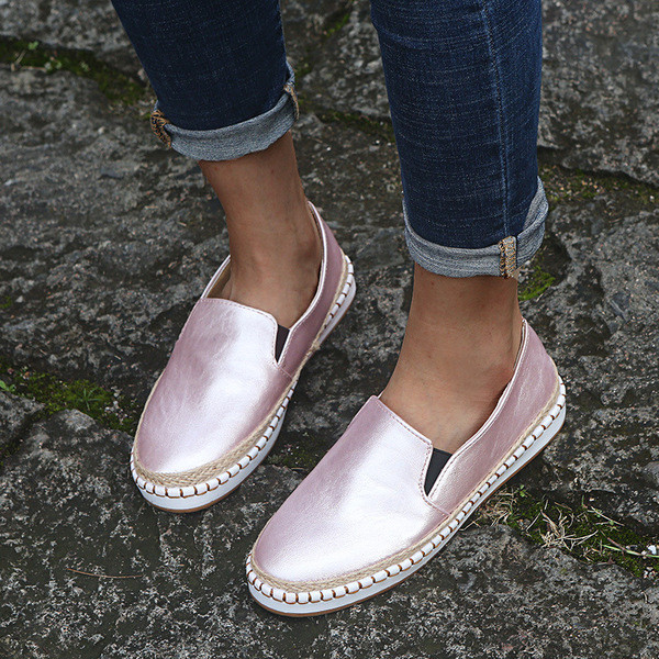 Pantofi moderni de dama casual cu talpa plate in trei culori