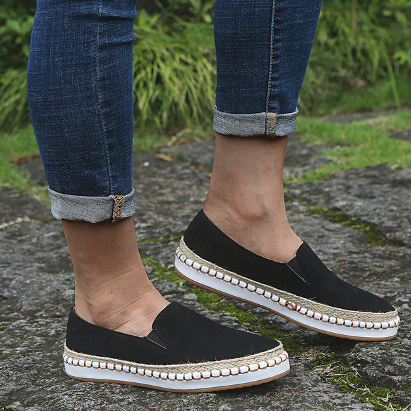 Pantofi moderni de dama casual cu talpa plate in trei culori