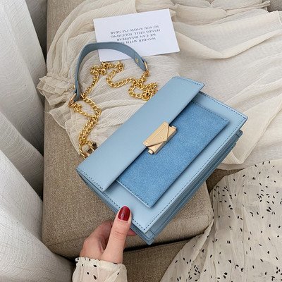 Geanta de dama cu lant metalic in mai multe culori