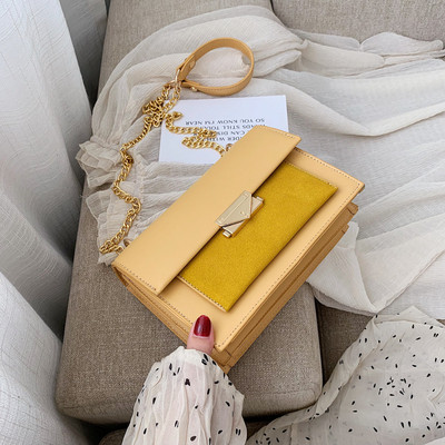 Geanta de dama cu lant metalic in mai multe culori