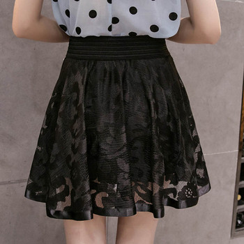 Model de fustă modernă de damă croiată în alb și negru