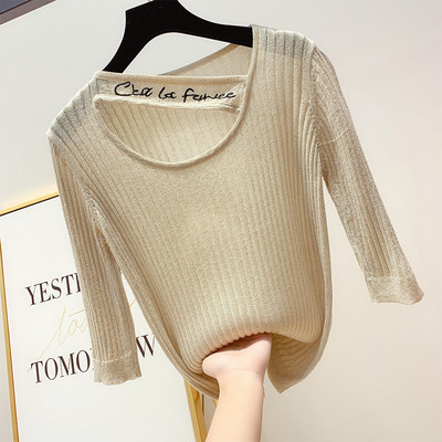 Bluza de dama cu maneci 3/4 in patru culori