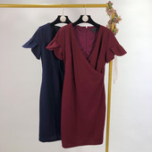 Rochie de dama model drept cu maneci scurte lotus