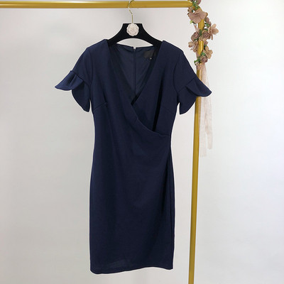 Rochie de dama model drept cu maneci scurte lotus