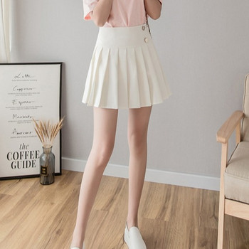 Fusta de dama actuala in trei culori - cu nasturi