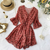 Salopeta de dama moderna cu maneci 3/4 in doua culori