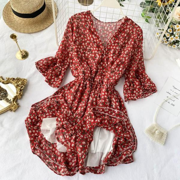 Salopeta de dama moderna cu maneci 3/4 in doua culori