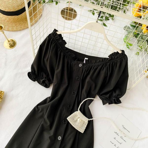 Rochie moderna de dama de culoare neagra