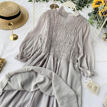 Rochie de dama cu panglica in doua culori