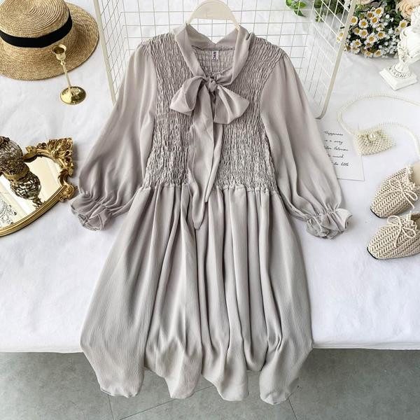 Rochie de dama cu panglica in doua culori