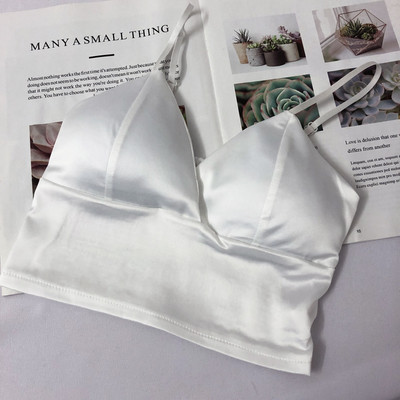 Bustieră modernă de damă în alb și negru, cu bretele subțiri