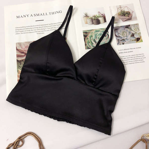 Bustieră modernă de damă în alb și negru, cu bretele subțiri