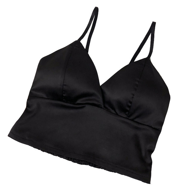 Bustieră modernă de damă în alb și negru, cu bretele subțiri