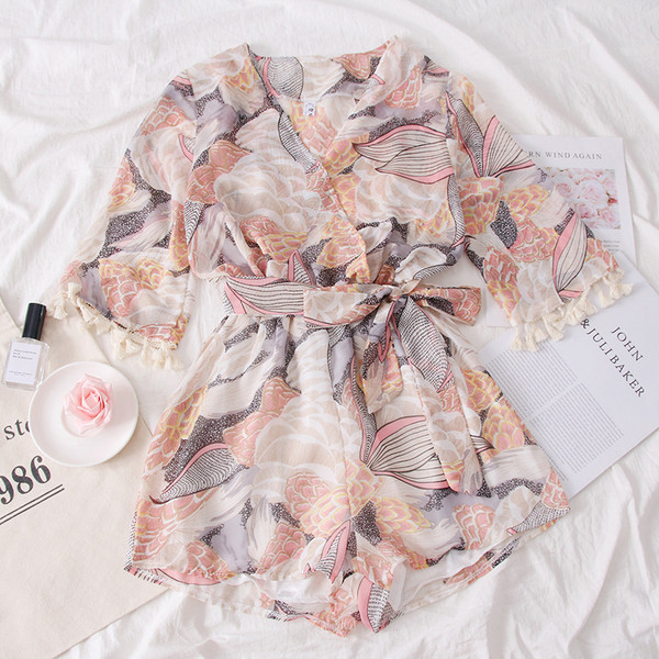 Salopetă de damă modernă cu decolteu în V - două culori