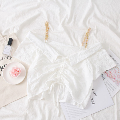 Bluză de damă modernă cu mâneci scurte - patru culori