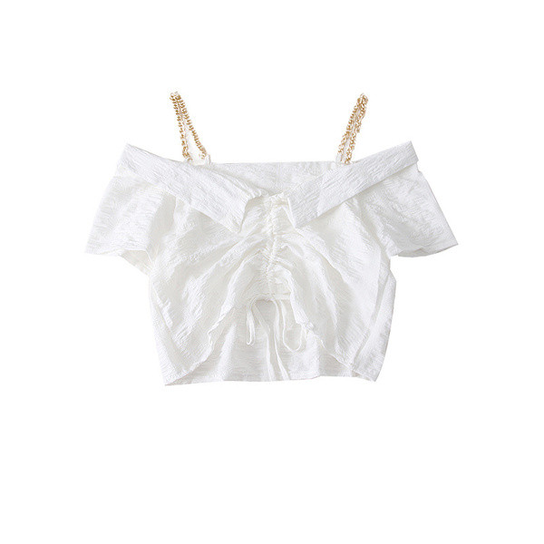 Bluză de damă modernă cu mâneci scurte - patru culori