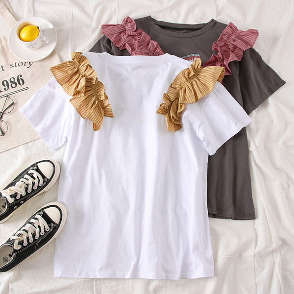 Bluza de dama model nou cu decolteu O si aplicatie