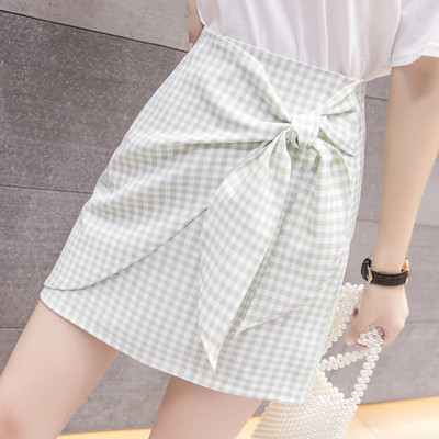 Fusta de dama actuala cu talie inalta in doua culori