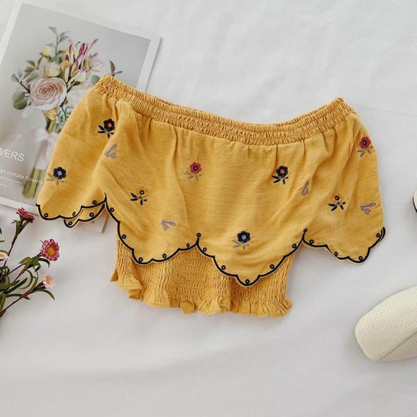 Bluza de dama cu umerii goi in mai multe culori