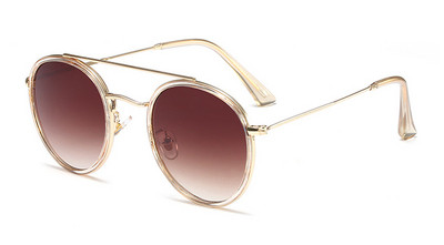 Ochelari de soare rotunzi moderni de dama in mai multe culori