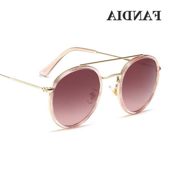 Ochelari de soare rotunzi moderni de dama in mai multe culori