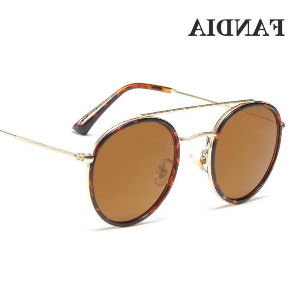 Ochelari de soare rotunzi moderni de dama in mai multe culori