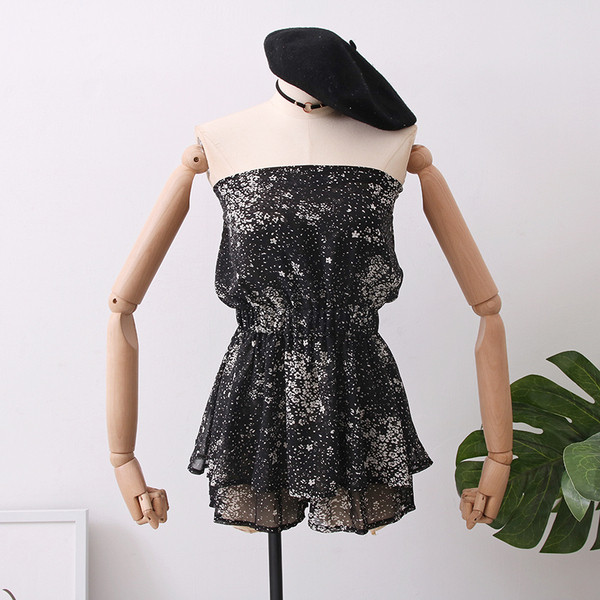 Model nou de salopetă de damă cu umerii goi - mai multe culori