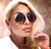 Ochelari de soare eleganti de dama cu perle in mai multe culori