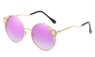 Ochelari de soare eleganti de dama cu perle in mai multe culori