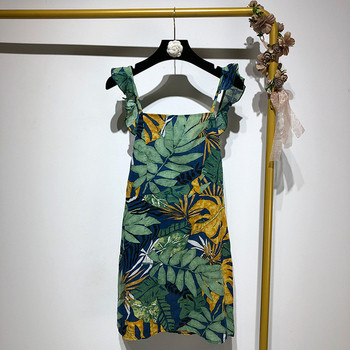 Rochie scurta cu decolteu patrat si bretele scurte