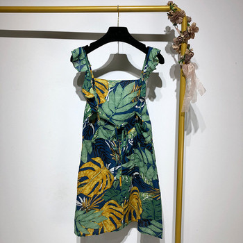 Rochie scurta cu decolteu patrat si bretele scurte