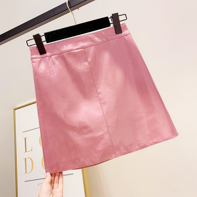 Fusta de dama din piele in mai multe culori