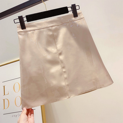 Fusta de dama din piele in mai multe culori