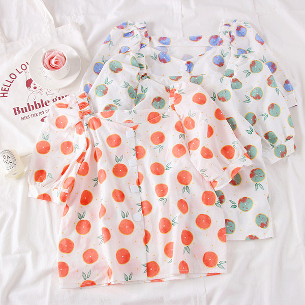 Bluză de damă modernă cu nasturi - mai multe culori