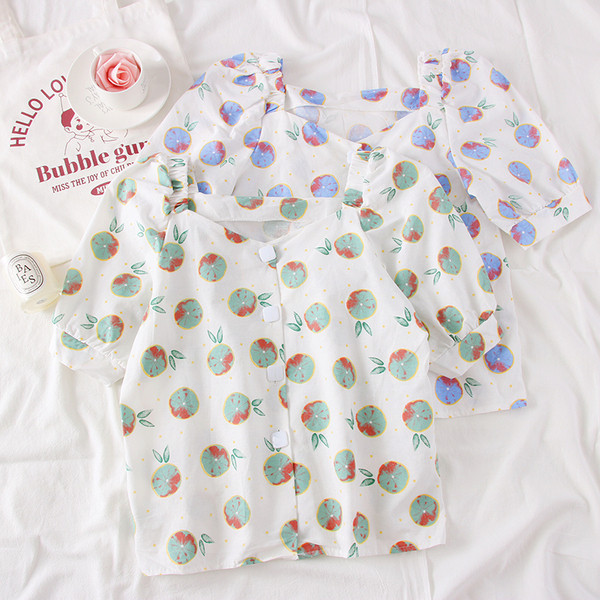 Bluză de damă modernă cu nasturi - mai multe culori