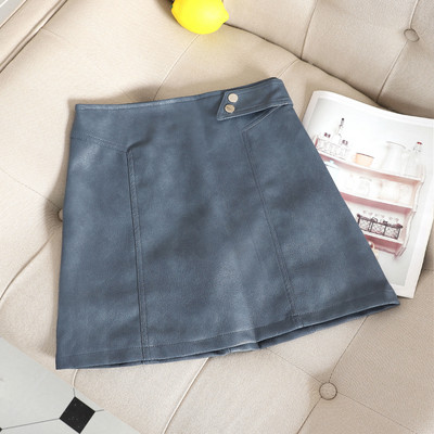 Fusta scurta de dama din piele ecologica in mai multe culori