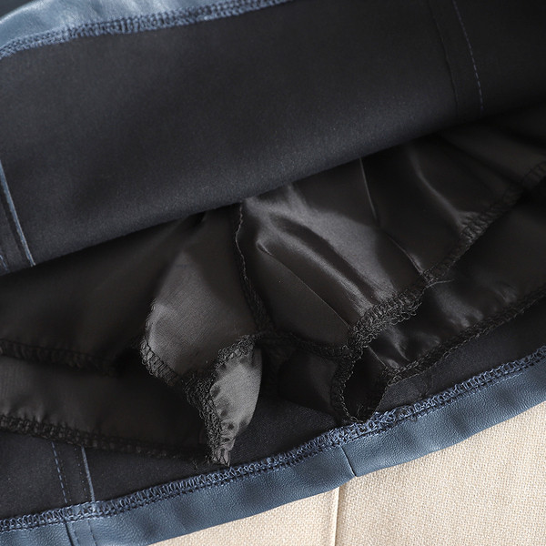 Fusta scurta de dama din piele ecologica in mai multe culori