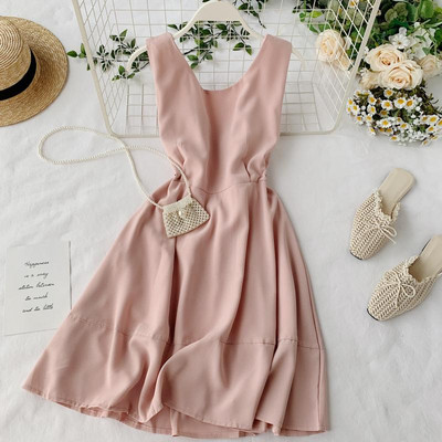 Rochie scurta de dama in patru culori