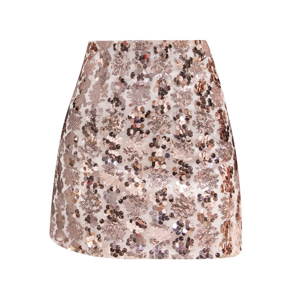 Fusta de dama moderna in doua culori cu paiete