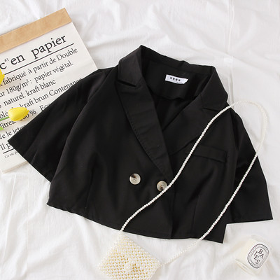 Geaca de dama moderna cu nasturi - doua culori