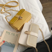 Geanta de dama moderna cu inchidere metalica in patru culori