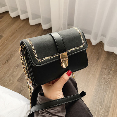 Geanta de dama moderna cu inchidere metalica in patru culori