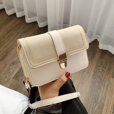 Geanta de dama moderna cu inchidere metalica in patru culori