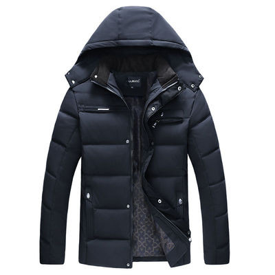 Jachetă pentru bărbați cu căptușeală moale și nasturi metalici în trei culori