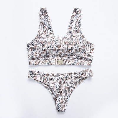 Κομψό γυναικέιο μαγιό σε δύο χρώματα