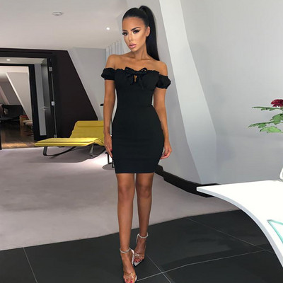 Modern női ruha Karcsúsított ujjú modell több színben