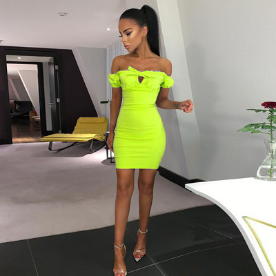 Modern női ruha Karcsúsított ujjú modell több színben